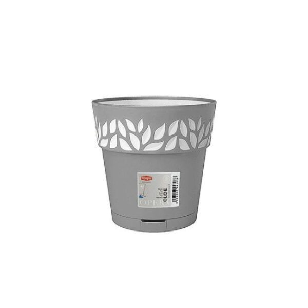 OPERA FLOWER POT LIGHT GREY 20CM