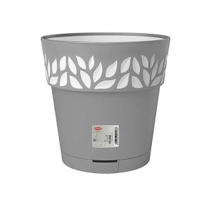 OPERA FLOWER POT LIGHT GREY 30CM