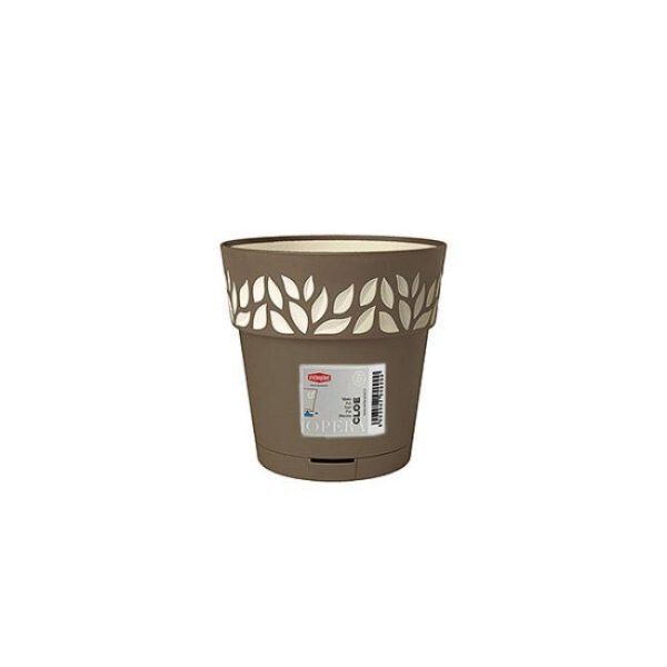 OPERA FLOWER POT LIGHT BROWN 15CM