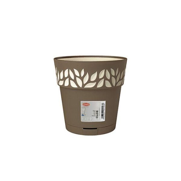 OPERA FLOWER POT LIGHT BROWN 20CM