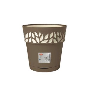 OPERA FLOWER POT LIGHT BROWN 25CM