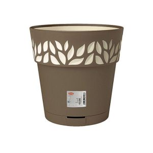 OPERA FLOWER POT LIGHT BROWN 30CM
