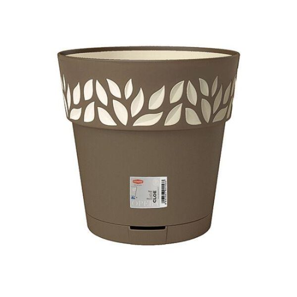 OPERA FLOWER POT LIGHT BROWN 30CM