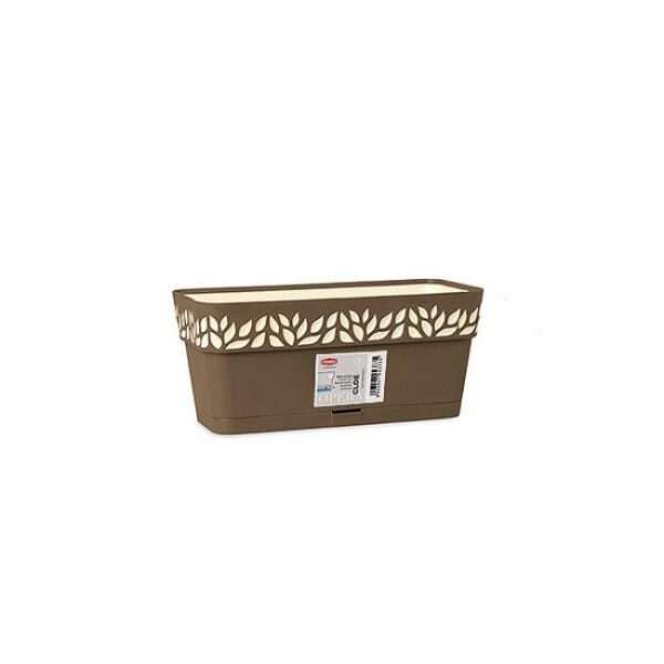 OPREA FLOWER BOX LIGHT BROWN 30CM