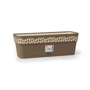 OPREA FLOWER BOX LIGHT BROWN 50CM