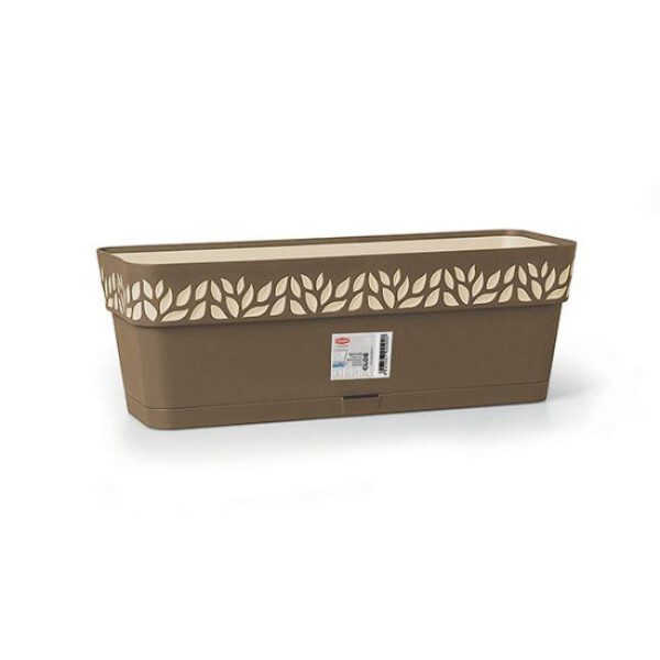 OPREA FLOWER BOX LIGHT BROWN 50CM