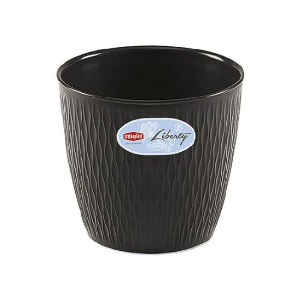 LIBERTY POT ROUND GRAPHITE 20CM