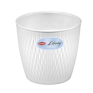 LIBERTY POT ROUND WHITE 30CM