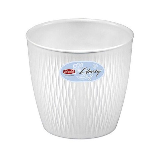 LIBERTY POT ROUND WHITE 30CM