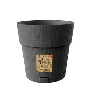 ETHICA FLOWER POT GRAPHITE 25CM