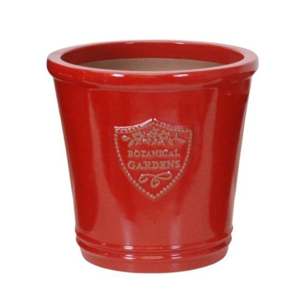 LEMONFIELD BOTANIC PLANTER RED D34H32