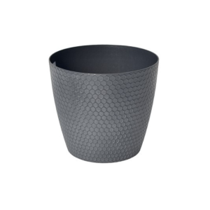 HONEYCOMB PLANTER D22H20 GREY LP096-GY
