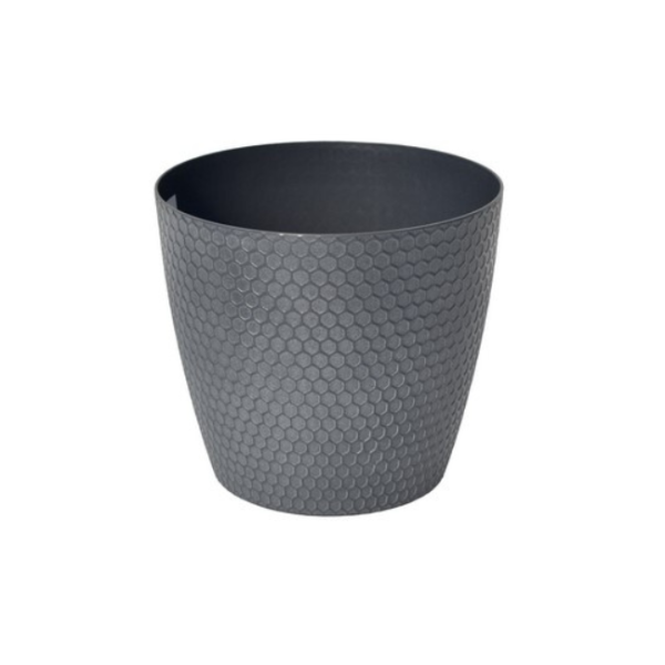 HONEYCOMB PLANTER D22H20 GREY LP096-GY