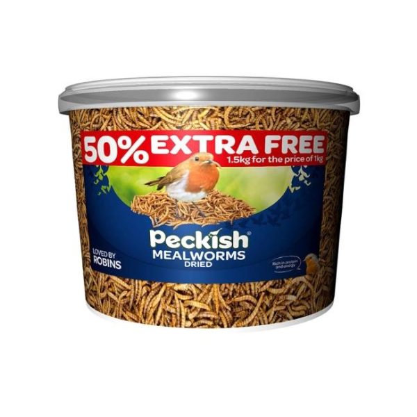 PECKISHK MEALWORM 1.KG 50% EXTRA FREE