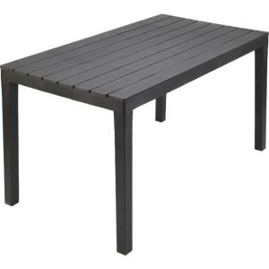 SUMATRA TABLE RECTANGULAR ANTHRICITE