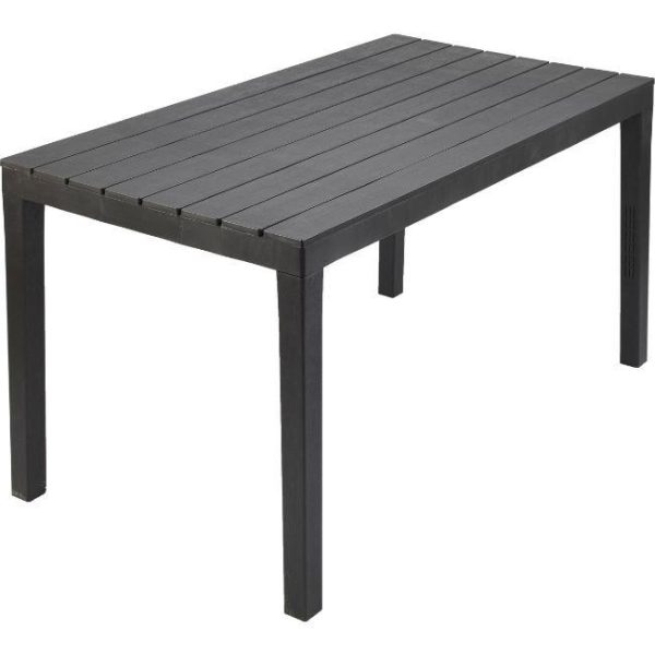 SUMATRA TABLE RECTANGULAR ANTHRICITE