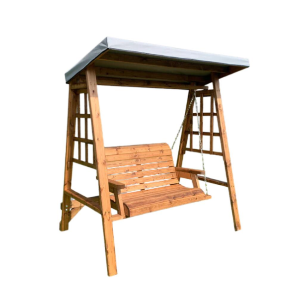 DORSET TWO SEATER SWING WITH GREY ROOF COVER