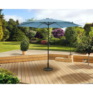 PARASOL ALUMINUM 3M CRANK & TILT BLUE