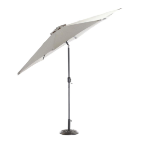 PARASOL ALUMINIUM 3M CRANK & TILT GREY