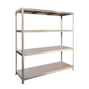 GALVANISED BOLTLESS SHELVING 4 HIGH DESNITY SHELVES