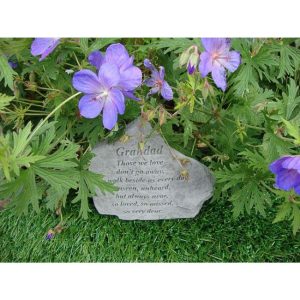 MEMORIAL RANGE ENGRAVED STONE GRANDAD - THOSE WE LOVE..