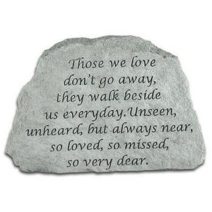 MEMORIAL RANGE ENGRAVED STONE THOSE WE LOVE...