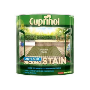 CUPRINOL ANTI-SLIP DECK STAIN GOLDEN MAPLE 2.5LTR