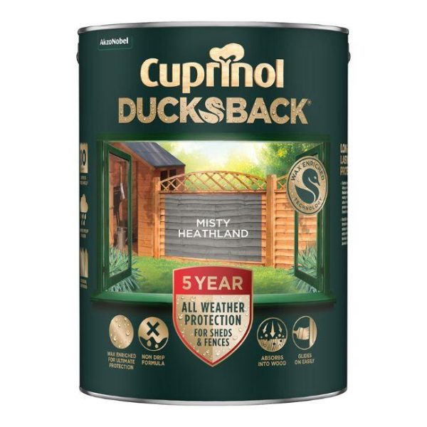 CUPRINOL DUCKSBACK MISTY HEATHLAND 5LTR