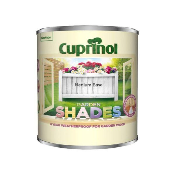 CUPRINOL GARDEN SHADE MEDIUM BASE 1LTR
