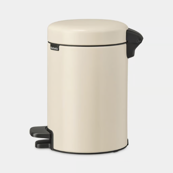 BRABANTIA NEWICON PEDAL BIN 3LTR SOFT BEIGE - Image 2
