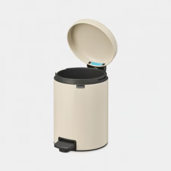 BRABANTIA NEWICON PEDAL BIN 5L SOFT BEIGE - Image 2