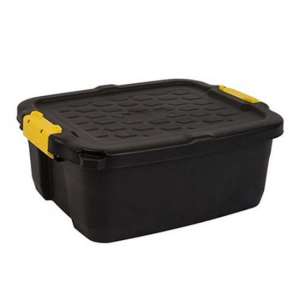 HEAVY DUTY STORAGE BOX WITH LID 24L