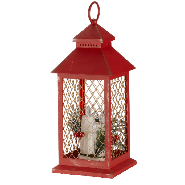 YULE LANTERN RED & GOLD - Image 2
