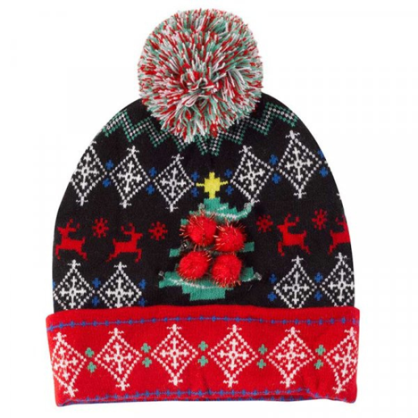CHRISTMAS TREE BEANIE HAT - Image 2