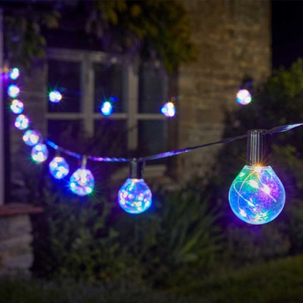 FIREFLY FESTOON STRING LIGHTS MULTICOLOURED