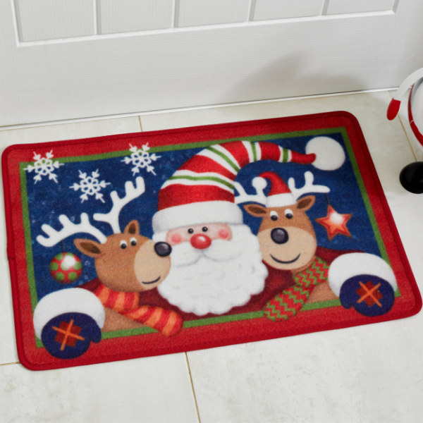 SANTA & FRIENDS DOORMAT 40X60CM