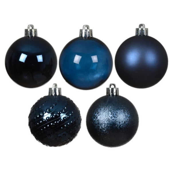 BLUE BAUBLES PACK OF 7 - Image 2