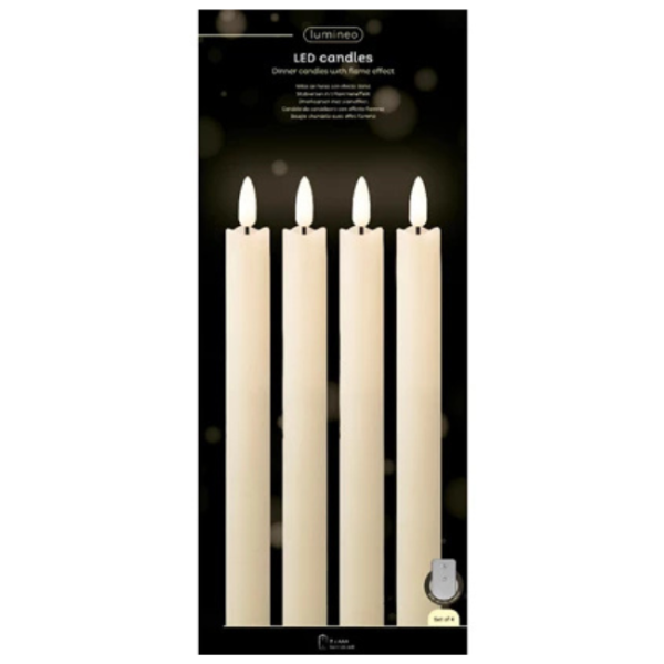 LED DINNER CANDLES WITH REMOTE