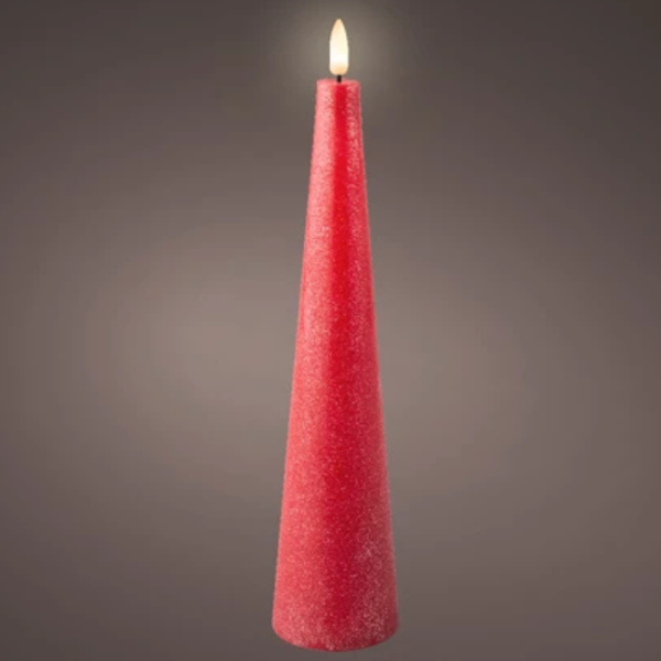 RED CONE LED CANDLE