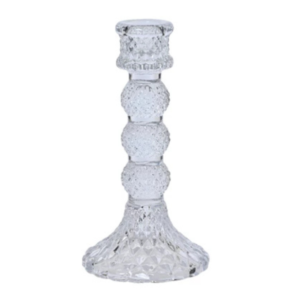 GLASS CANDLEHOLDER