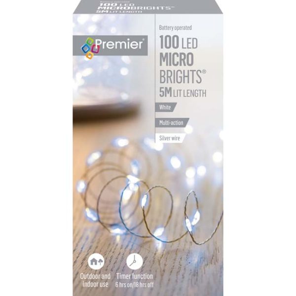 MICROBRIGHTS 100L BATTERY OPERATED WHITE