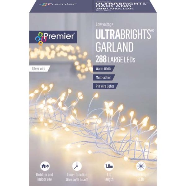 ULTRABRIGHTS GARLAND 288L WARM WHITE