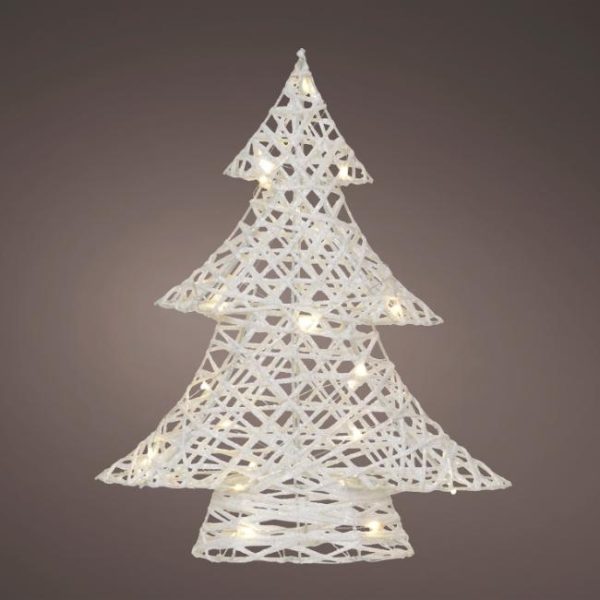 MICRO LED TREE PAPER BATT OP INDOOR WHITE 40CM