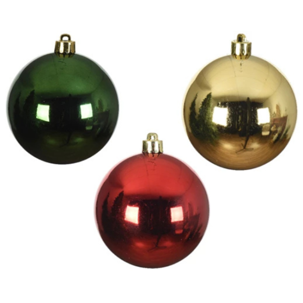 COLOURFUL BAUBLES PACK OF 10 - Image 2