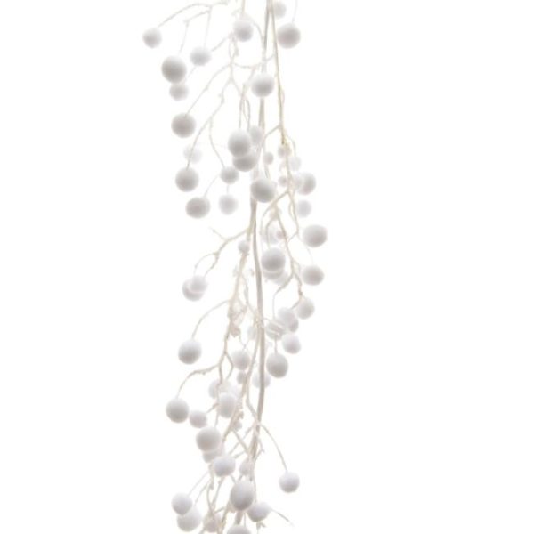 SNOWBALL GARLAND 130CM