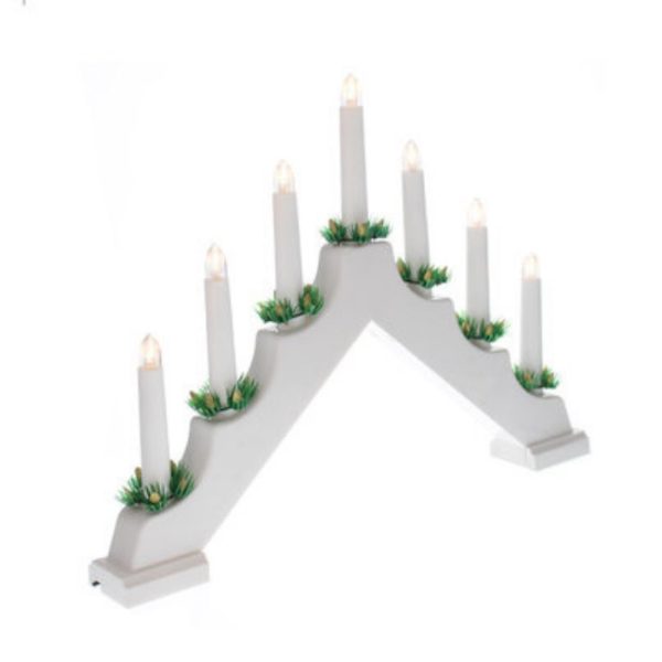 CANDLE BRIDGE LIGHTS BATTERY OPERATED WHITE - Image 2