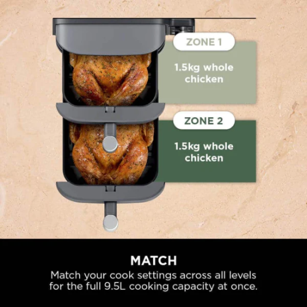 NINJA DOUBLE STACK AIR FRYER SL400UK - Image 2