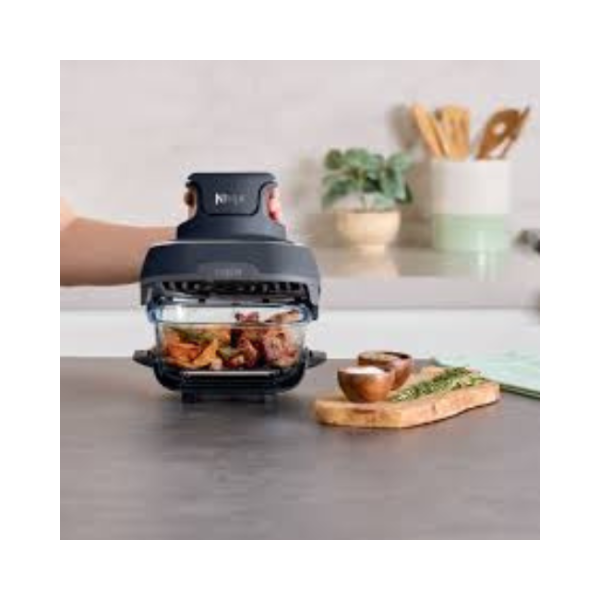NINJA CRISPI 4IN1 PORTABLE GLASS AIR FRYER FN101UKST - Image 2