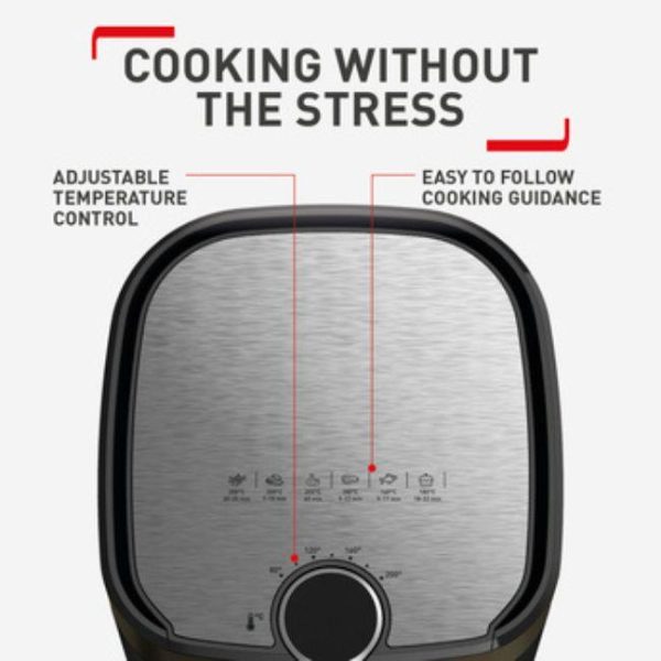 TEFAL 4.2L 2-IN-1 MANUAL AIR FRYER & GRILL EY501827 - Image 2