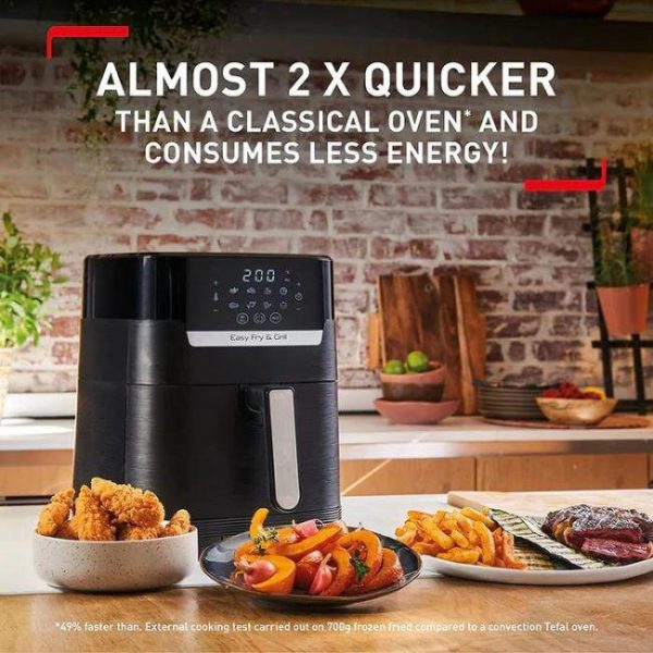 TEFAL 4.2L 2-IN-1 DIGITAL AIR FRYER & GRILL EY505827 - Image 2